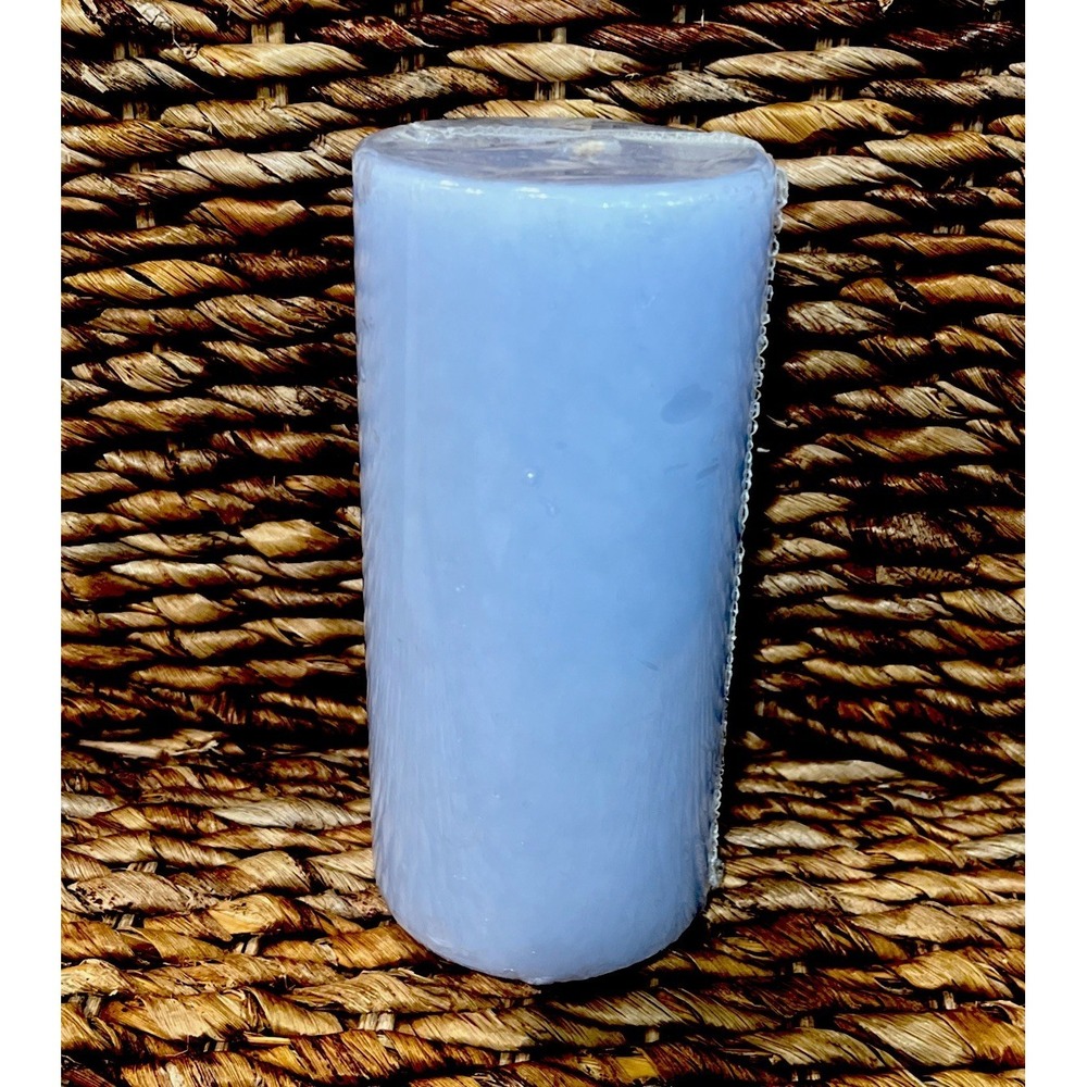 Yankee Candle STORM WATCH Blue Pillar Candle Retired HTF 2.8"x 6" Sealed NOS NEW - Picture 5 of 5